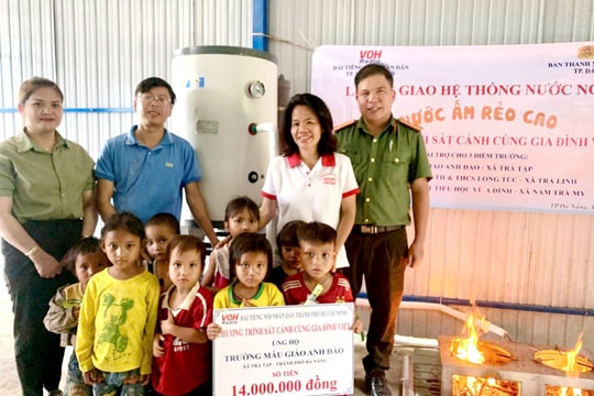 Công trình thanh niên “ Nước ấm vùng cao” cho học sinh vùng cao