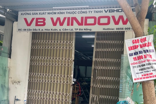 Xưởng nhôm kính hoạt động gây ô nhiễm môi trường