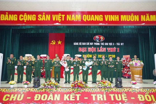Đại hội Đảng bộ Ban Chỉ huy phòng thủ khu vực 3 - Trà My lần thứ I