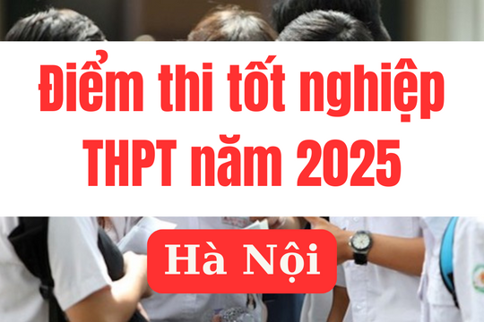 Điểm thi tốt nghiệp THPT 2025 tại Hà Nội: Link tra cứu chính xác nhất