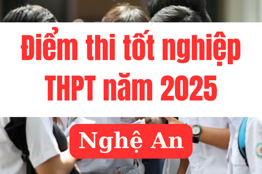 Điểm thi tốt nghiệp THPT 2025 tại Nghệ An: Link tra cứu chính xác nhất