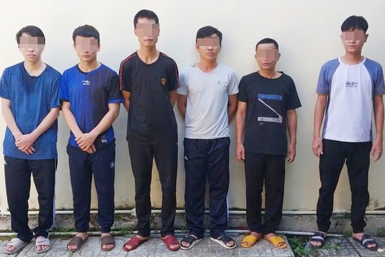 Bắt nhóm đánh bạc trái phép tại xã Thượng Đức