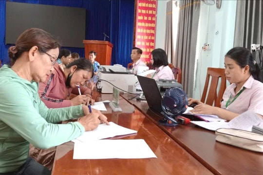 Phòng giao dịch Ngân hàng Chính sách xã hội Quế Sơn duy trì 18 điểm giao dịch