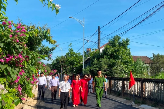 Khánh thành công trình nâng cấp, mở rộng tuyến đường vào nhà Mẹ VNAH Nguyễn Thị Thứ