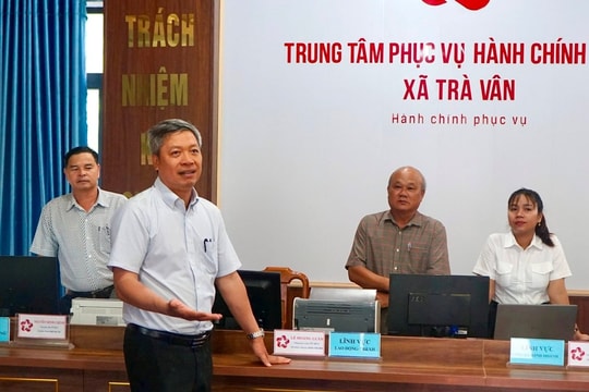 Xã Trà Vân cần khắc phục khó khăn để vận hành hiệu quả chính quyền địa phương 2 cấp