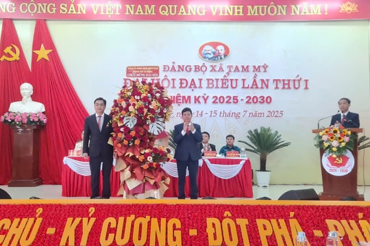 Đồng chí Bùi Văn Hoàng được chỉ định giữ chức vụ Bí thư Đảng ủy xã Tam Mỹ nhiệm kỳ 2025 - 2030