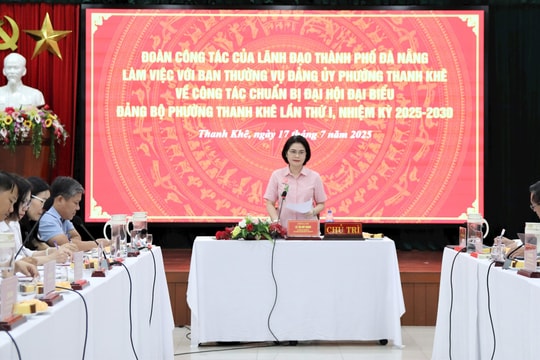 Phường Thanh Khê bảo đảm tốt công tác tổ chức đại hội Đảng diễn ra trang nghiêm, không gián đoạn công việc tiếp dân