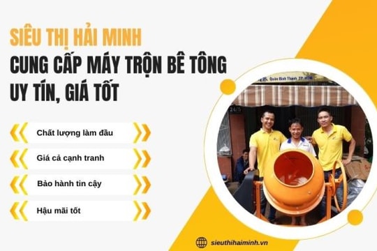 Máy trộn bê tông - Giải pháp cho ngành xây dựng công trình