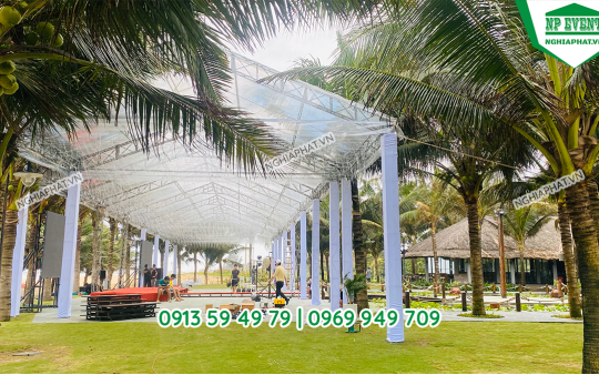 Những mẫu nhà bạt không gian được ưa chuộng trong tổ chức sự kiện