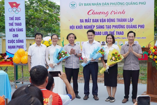 Phường Quảng Phú ra mắt Ban vận động thành lập Hội Khởi nghiệp sáng tạo