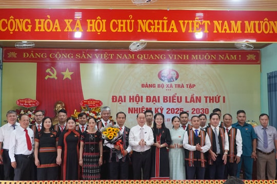 Xã Trà Tập phấn đấu đạt chuẩn nông thôn mới vào năm 2030