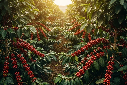 Giá cà phê hôm nay 25/7: Ngập tràn sắc xanh, Robusta phục hồi, Arabica tăng nhẹ
