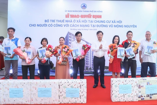 Đà Nẵng bố trí cho thuê 92 căn hộ chung cư dành cho người có công với cách mạng
