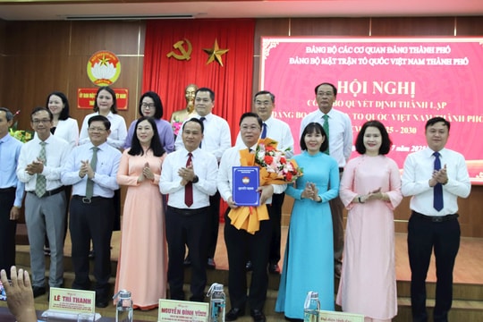 Ông Lê Trí Thanh giữ chức Bí thư Đảng ủy MTTQ Việt Nam thành phố Đà Nẵng