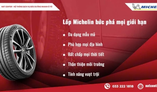 Đánh giá lốp Michelin qua các công nghệ tích hợp từ NAT Center