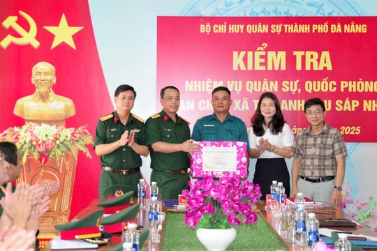 Bộ Chỉ huy Quân sự thành phố Đà Nẵng kiểm tra nhiệm vụ quân sự, quốc phòng