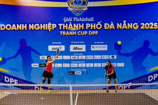 Hơn 350 vận động viên tham gia giải Pickleball Doanh nghiệp Đà Nẵng 2025 tranh cúp DPF