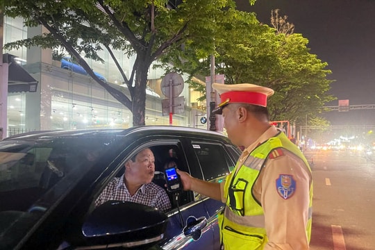 Xử lý 18 trường hợp điều khiển phương tiện xe mô tô vi phạm nồng độ cồn