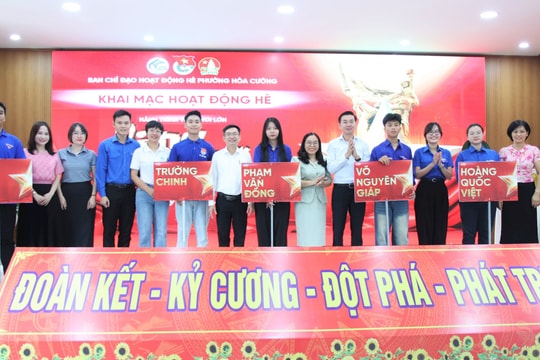 Phường Hòa Cường khai mạc hoạt động hè năm 2025