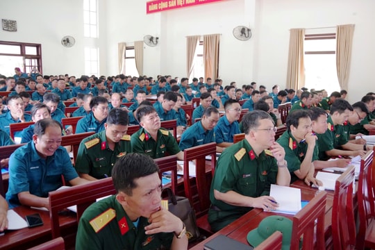 Khai mạc lớp tập huấn cho cán bộ Ban Chỉ huy Quân sự cấp xã năm 2025