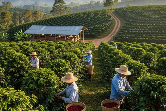 Giá cà phê hôm nay 7/8/2025: Giá vượt 100.000 đồng, xuất khẩu 6 tỉ USD