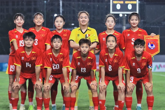 Vòng loại U20 nữ châu Á 2026: U20 Việt Nam bảo vệ ngôi đầu bảng