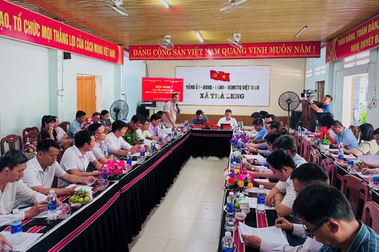 Xã Trà Leng và phường Sơn Trà trao đổi kinh nghiệm, hỗ trợ nhau phát triển