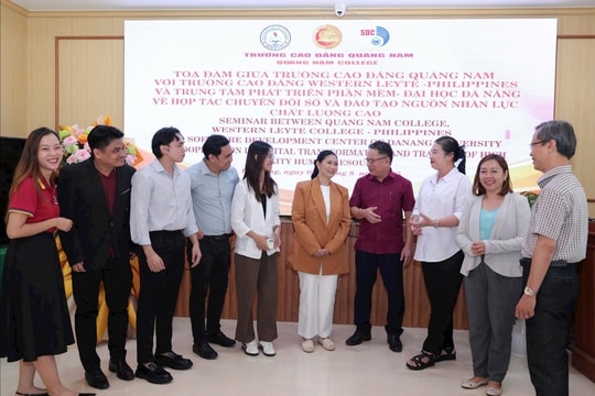 Trường Cao đẳng Quảng Nam tọa đàm hợp tác với trường cao đẳng của Philippines