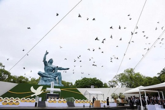 Nagasaki tưởng niệm 80 năm vụ ném bom nguyên tử