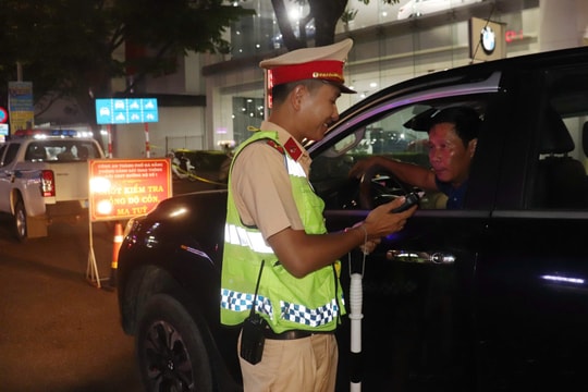Quyết liệt xử lý vi phạm nồng độ cồn