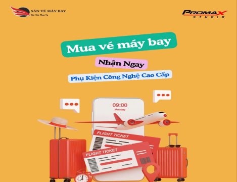 Mua vé máy bay - Tặng ngay phụ kiện công nghệ cao cấp Promax