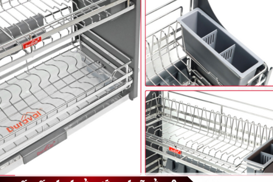 Duraval ra mắt giá bát nâng hạ thế hệ mới: Chuẩn hóa tiện nghi căn bếp Việt