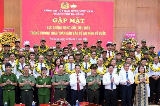 Đà Nẵng tuyên dương 120 điển hình tiêu biểu trong phong trào Toàn dân bảo vệ an ninh Tổ quốc