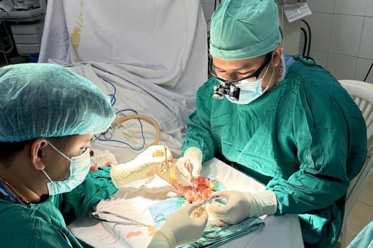 Nối thành công đốt tay bị đứt bằng kỹ thuật vi phẫu
