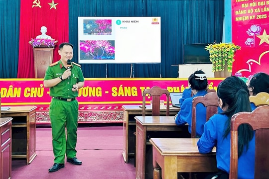 Xã Tam Xuân tuyên truyền pháp luật cho đoàn viên, thanh niên