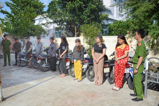 Công an phường Hải Vân bắt nhóm thanh thiếu niên liên tiếp thực hiện nhiều vụ trộm cắp xe máy