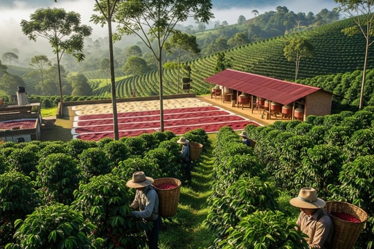 Giá cà phê hôm nay 16/8/2025: Thị trường đảo chiều, xuyên thủng mốc 115.000 đồng/kg