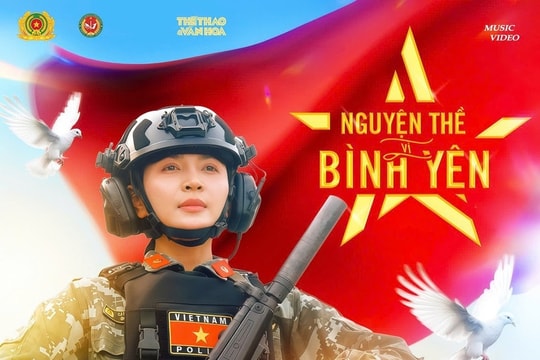 Duyên Quỳnh hóa thân thành chiến sĩ công an trong MV “Nguyện thề vì bình yên”