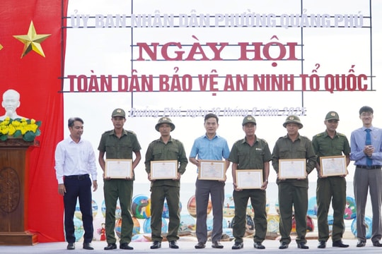 Phường Quảng Phú tổ chức Ngày hội Toàn dân bảo vệ an ninh Tổ quốc