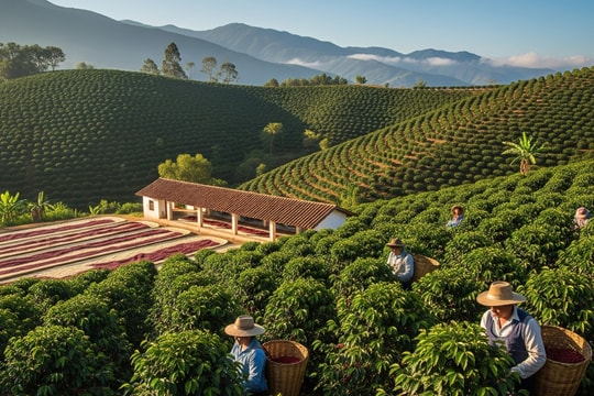 Giá cà phê hôm nay 19/8/2025: Robusta và Arabica đồng loạt hạ cánh