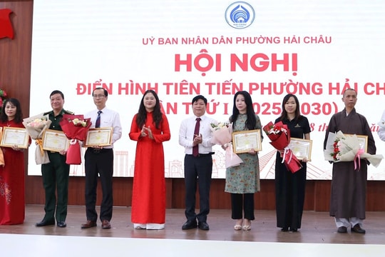 Phường Hải Châu tuyên dương 109 tập thể, cá nhân điển hình tiên tiến