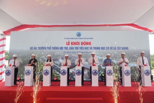 Khởi động dự án Trường phổ thông nội trú, bán trú Tiểu học và THCS xã Tây Giang