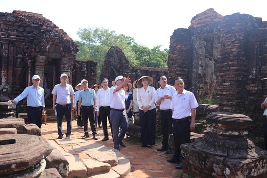 Tập trung công tác quy hoạch, phục hồi di tích quốc gia đặc biệt Khu đền tháp Mỹ Sơn