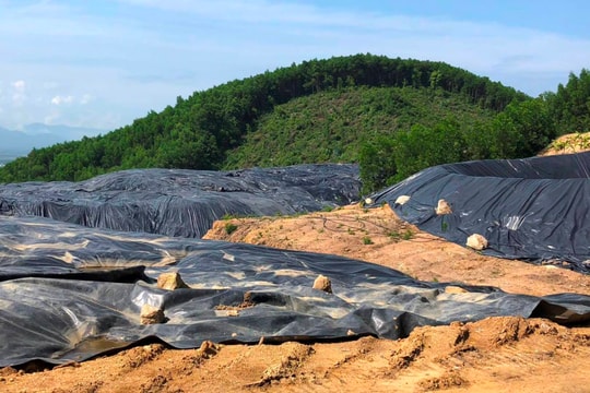 Khắc phục tồn tại về môi trường ở bãi tập kết nguyên liệu RDF của Nhà máy xử lý rác Bắc Quảng Nam