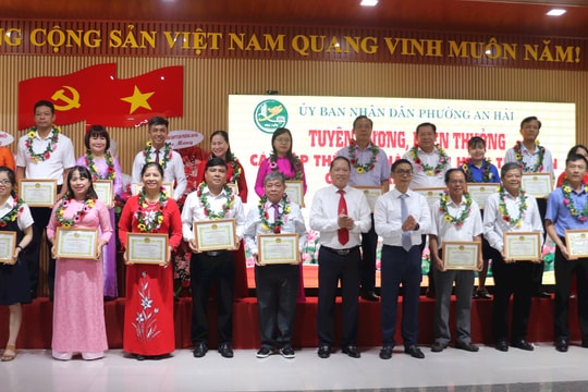 Phường An Hải tuyên dương 74 tập thể, cá nhân điển hình tiên tiến