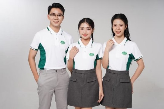 Xu hướng may đồng phục công ty 2025 - nâng tầm thương hiệu