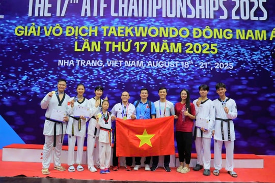 Đà Nẵng giành 6 huy chương tại Giải vô địch Taekwondo Đông Nam Á