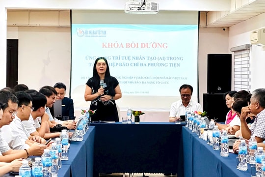 Bồi dưỡng ứng dụng AI trong tác nghiệp báo chí đa phương tiện