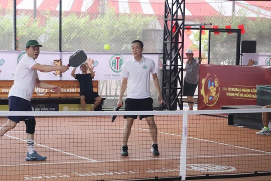 Hơn 300 vận động viên tham gia giải Pickleball ngành Công thương Đà Nẵng