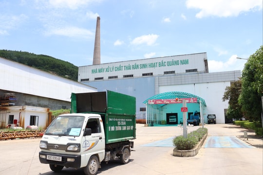 Bảo đảm môi trường tại Nhà máy xử lý rác Bắc Quảng Nam